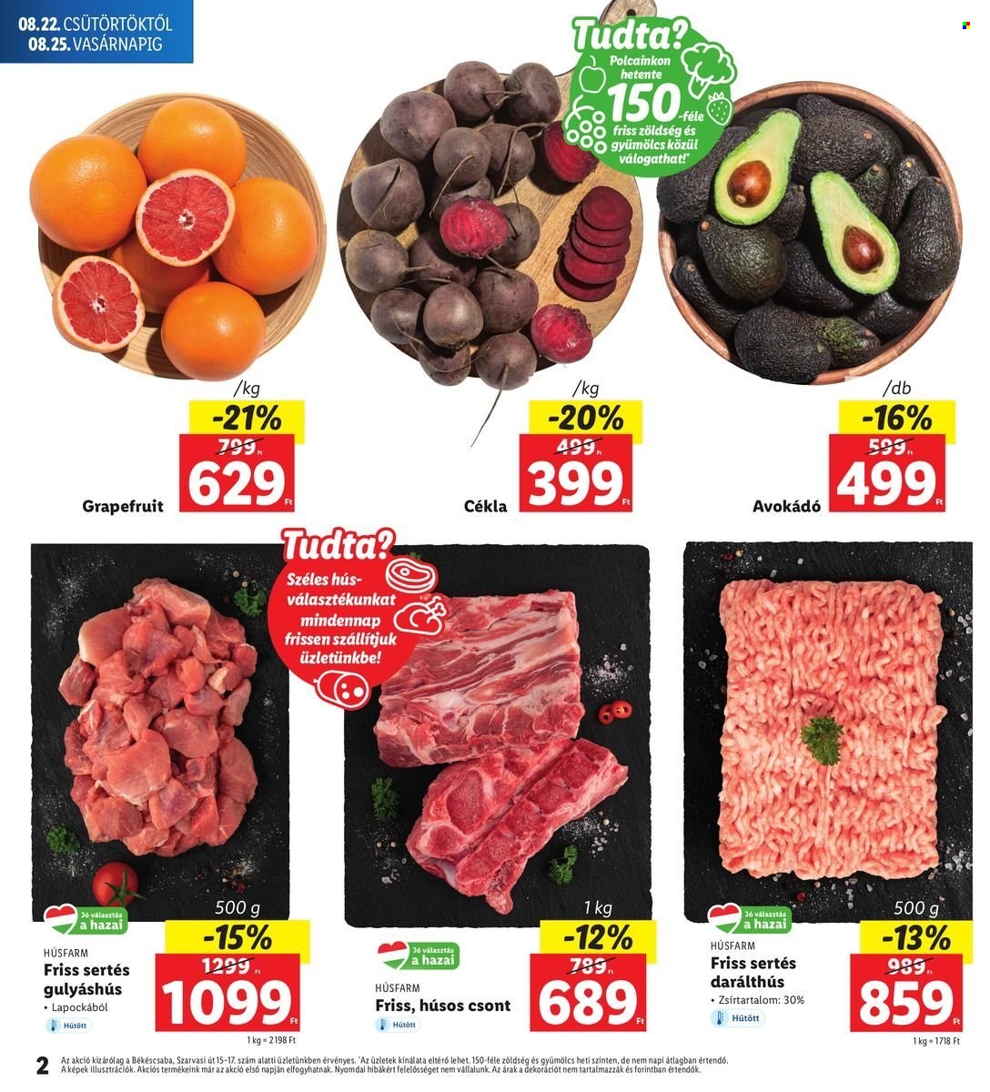 Lidl akciós újságok - 2024.08.22 - 2024.08.25. Oldal 2