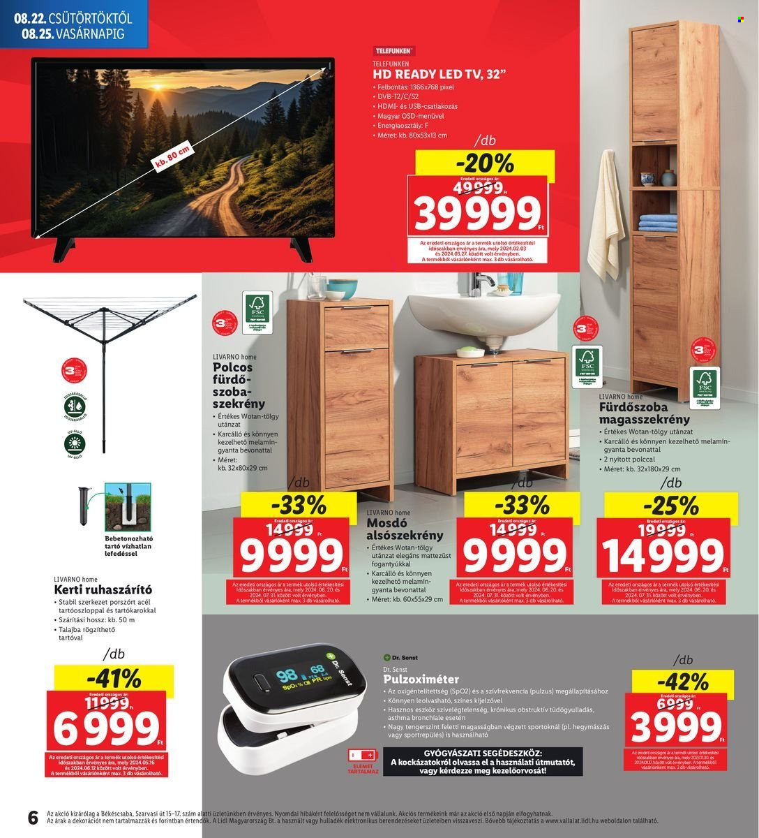Lidl akciós újságok - 2024.08.22 - 2024.08.25. Oldal 6