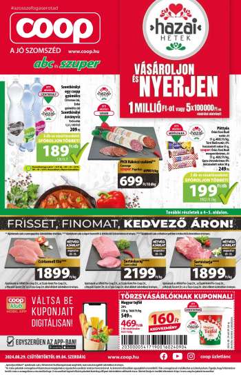 Újság Coop - 2024.08.29 - 2024.09.04.
