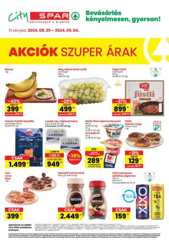 Újság SPAR - 2024.08.29 - 2024.09.04.