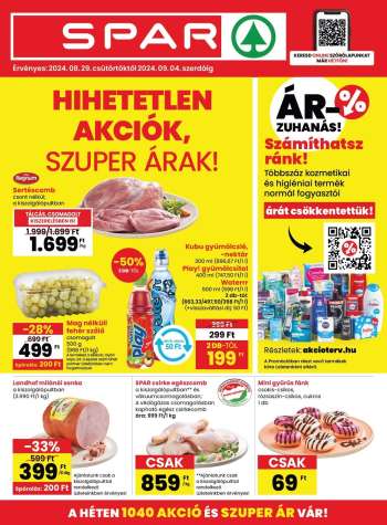 Újság SPAR - 2024.08.29 - 2024.09.04.