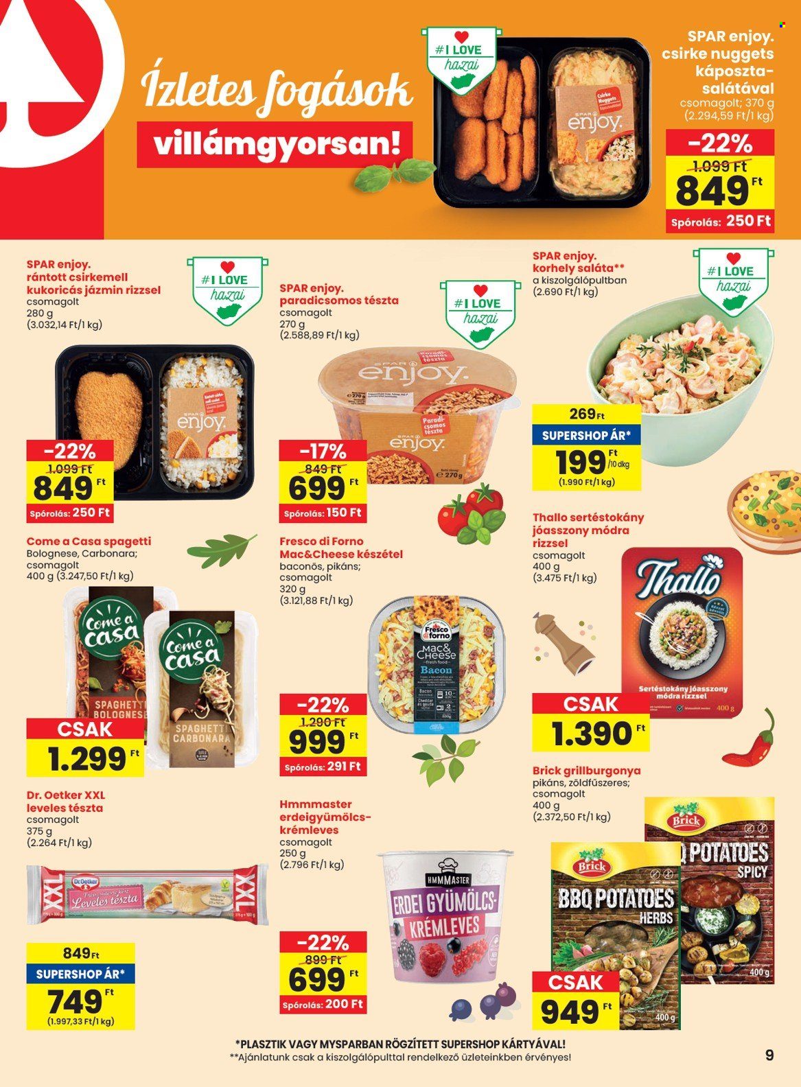 SPAR akciós újságok - 2024.08.29 - 2024.09.04. Oldal 9