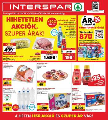 Újság INTERSPAR - 2024.08.29 - 2024.09.04.