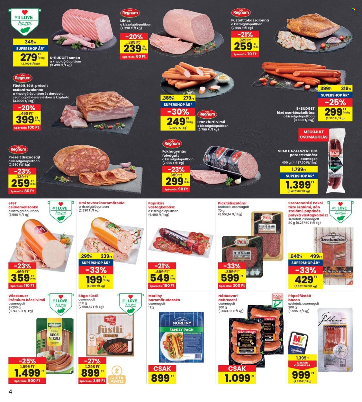INTERSPAR akciós újságok - 2024.08.29 - 2024.09.04. Oldal 4