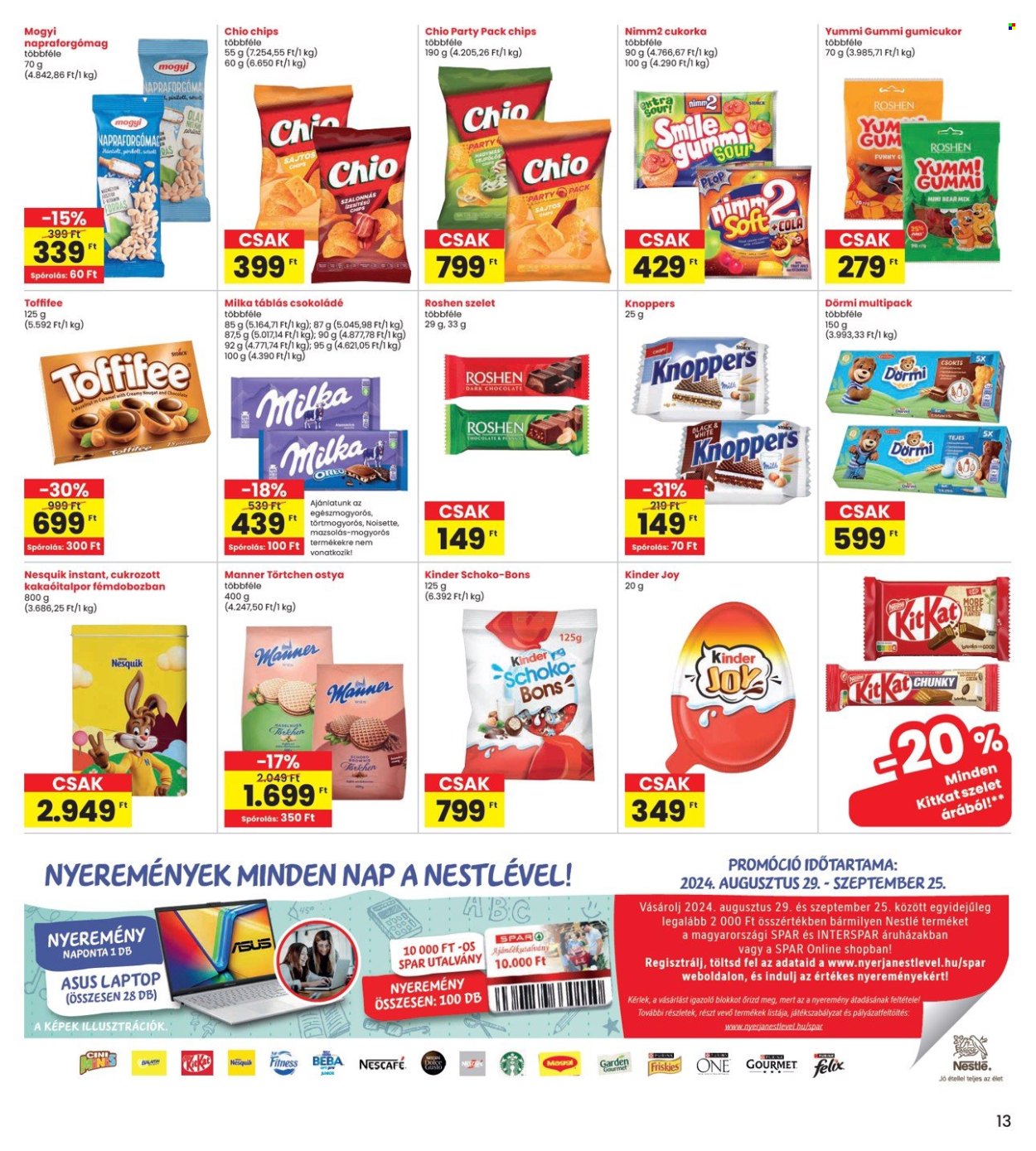 INTERSPAR akciós újságok - 2024.08.29 - 2024.09.04. Oldal 13
