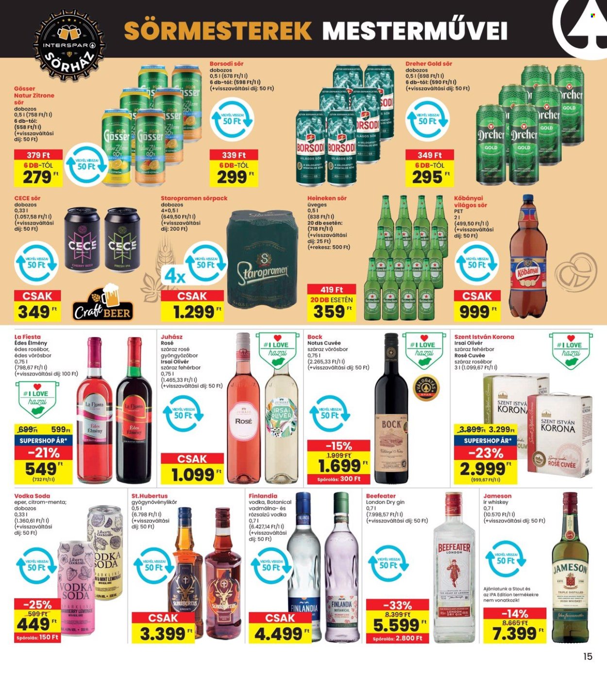 INTERSPAR akciós újságok - 2024.08.29 - 2024.09.04. Oldal 15