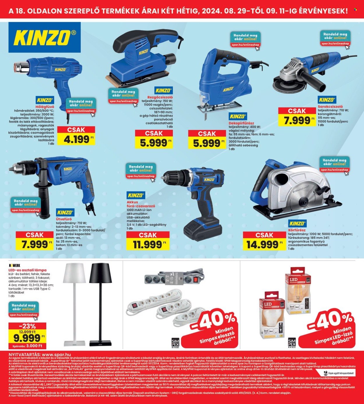 INTERSPAR akciós újságok - 2024.08.29 - 2024.09.04. Oldal 18