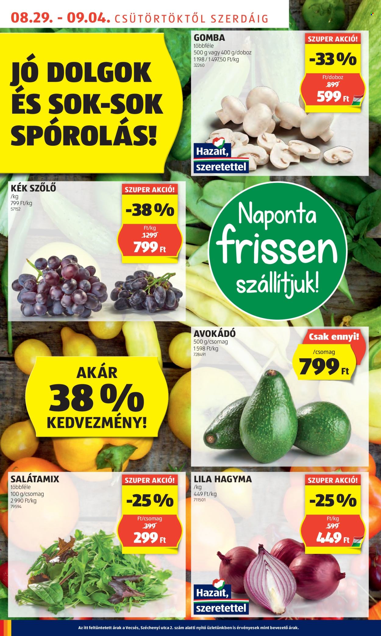 Aldi akciós újságok - 2024.08.29 - 2024.09.04. Oldal 4