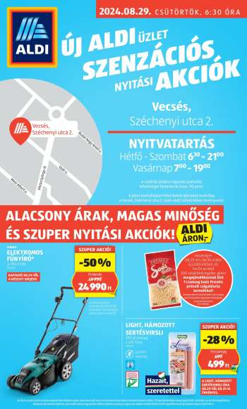 Újság Aldi - 2024.08.29 - 2024.08.31.