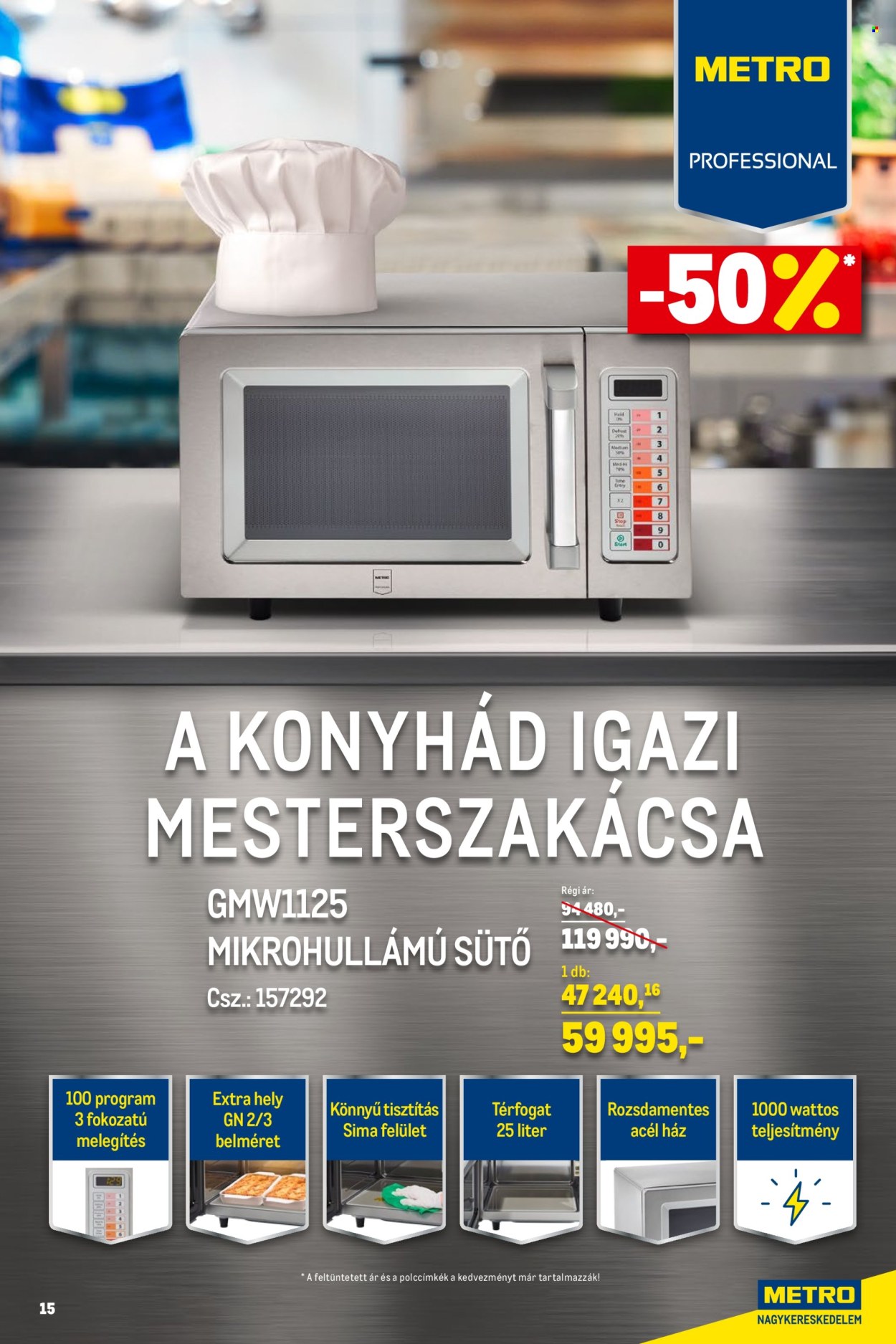 Metro akciós újságok - 2024.09.01 - 2024.09.30. Oldal 15