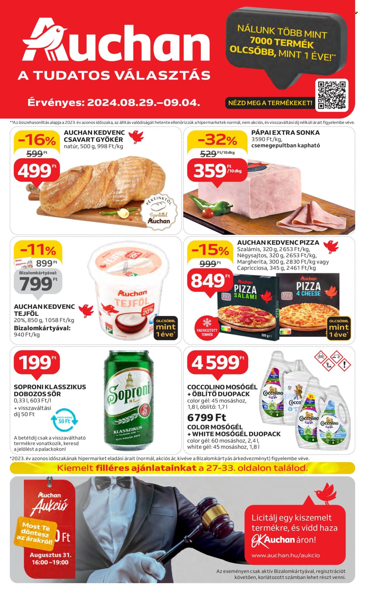 Auchan akciós újságok - 2024.08.29 - 2024.09.04. Oldal 1