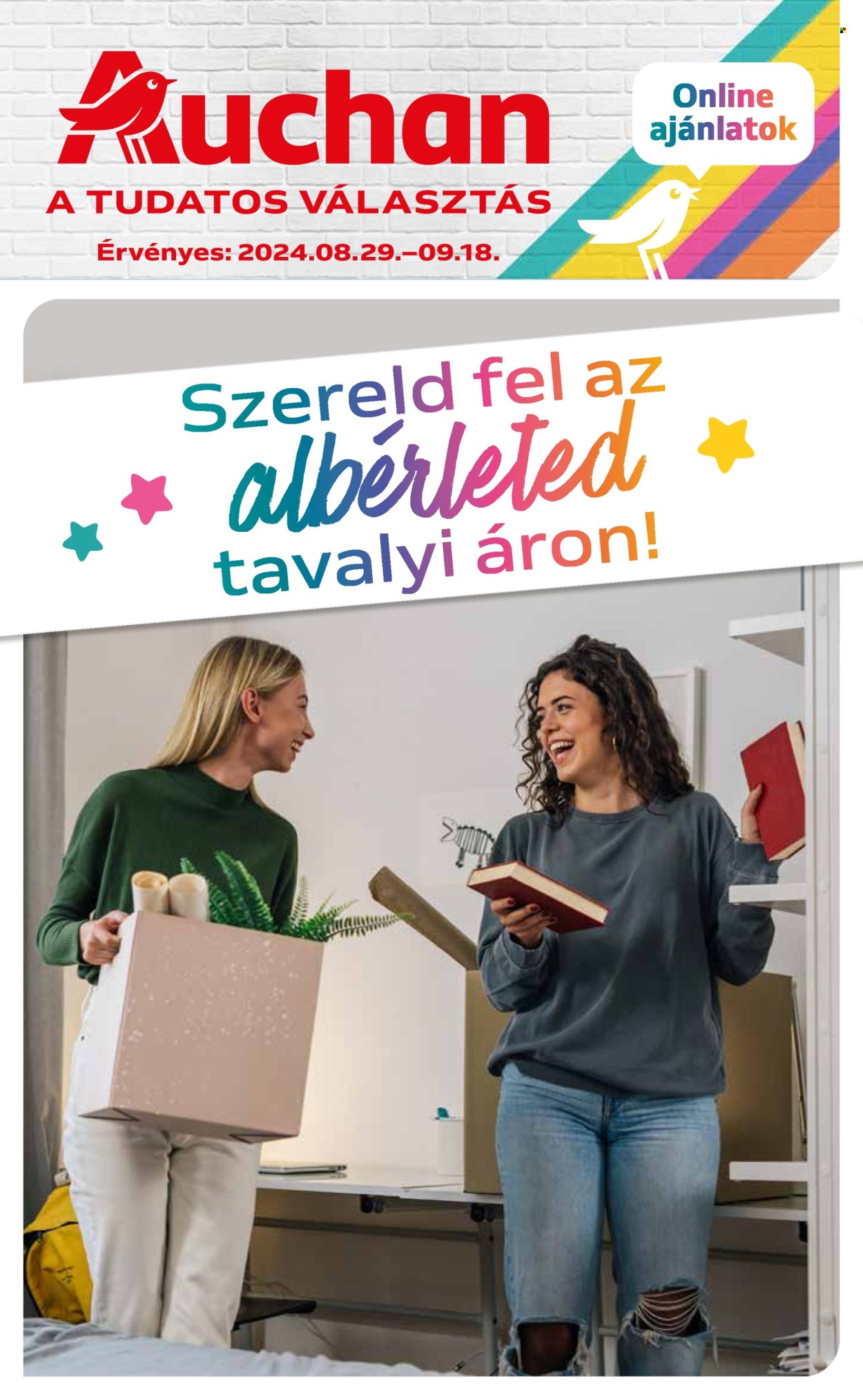 Auchan akciós újságok - 2024.08.29 - 2024.09.18. Oldal 1