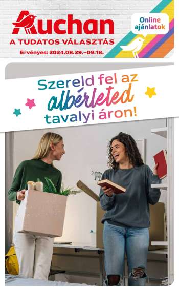 Újság Auchan - 2024.08.29 - 2024.09.18.