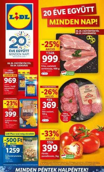 Újság Lidl - 2024.08.29 - 2024.09.04.