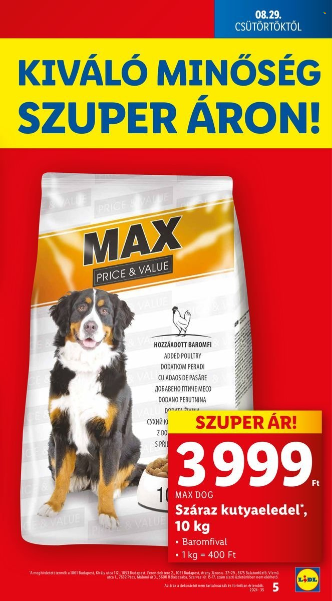 Lidl akciós újságok - 2024.08.29 - 2024.09.04. Oldal 5