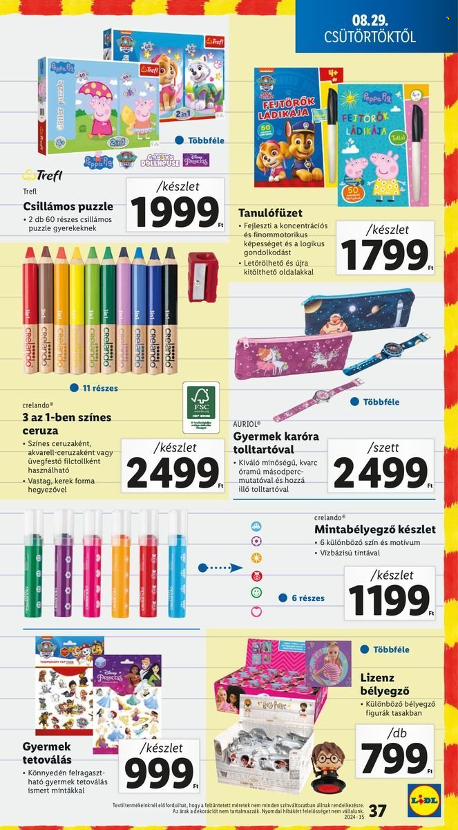 Lidl akciós újságok - 2024.08.29 - 2024.09.04. Oldal 37