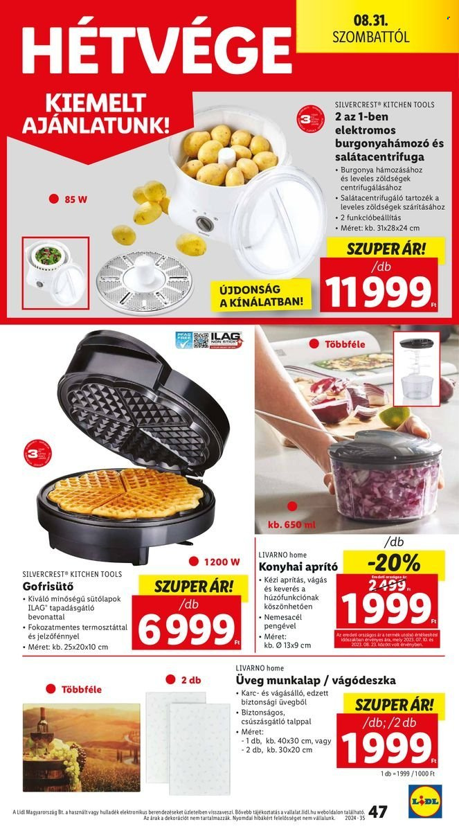 Lidl akciós újságok - 2024.08.29 - 2024.09.04. Oldal 47