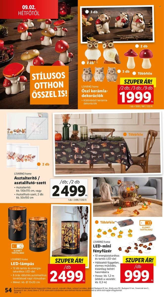 Lidl akciós újságok - 2024.08.29 - 2024.09.04. Oldal 54