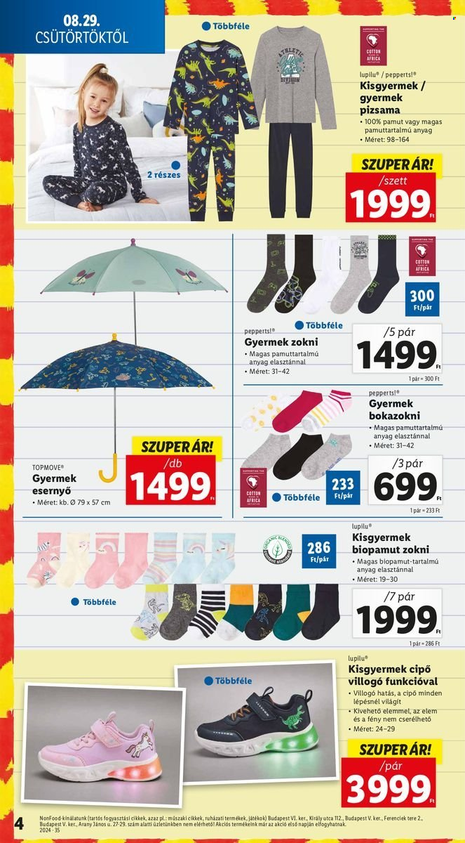 Lidl akciós újságok - 2024.08.29 - 2024.09.04. Oldal 4