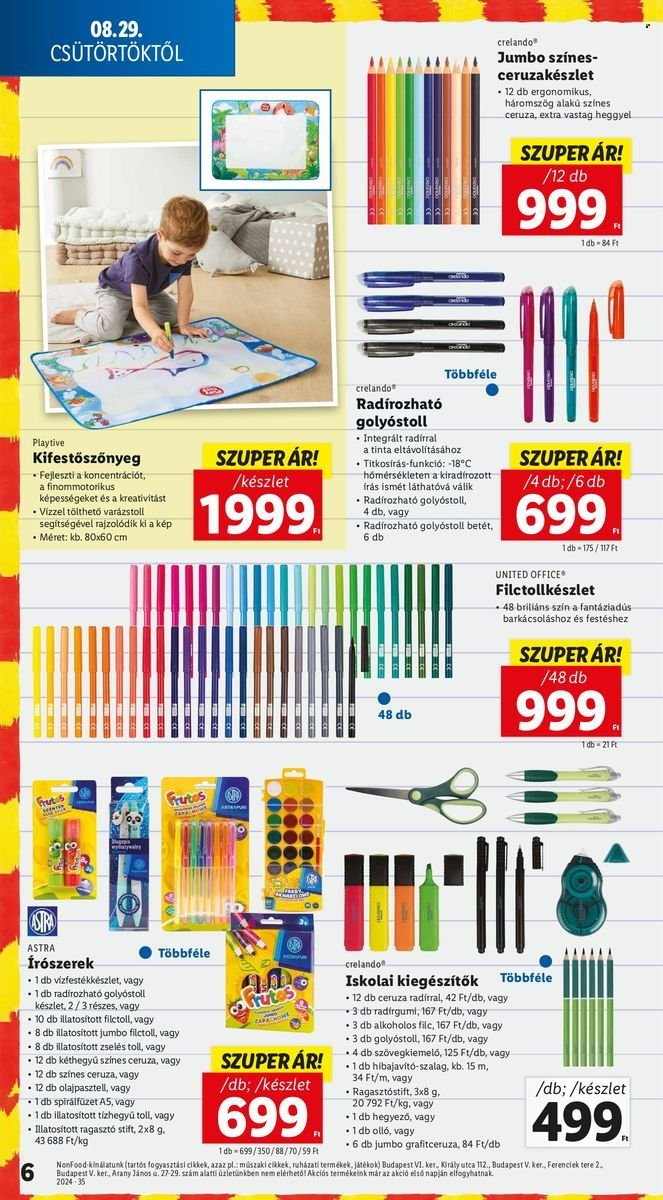 Lidl akciós újságok - 2024.08.29 - 2024.09.04. Oldal 6