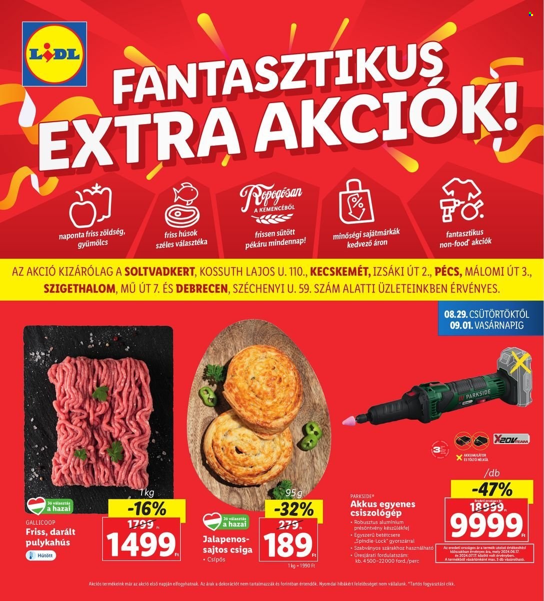Lidl akciós újságok - 2024.08.29 - 2024.09.01. Oldal 1