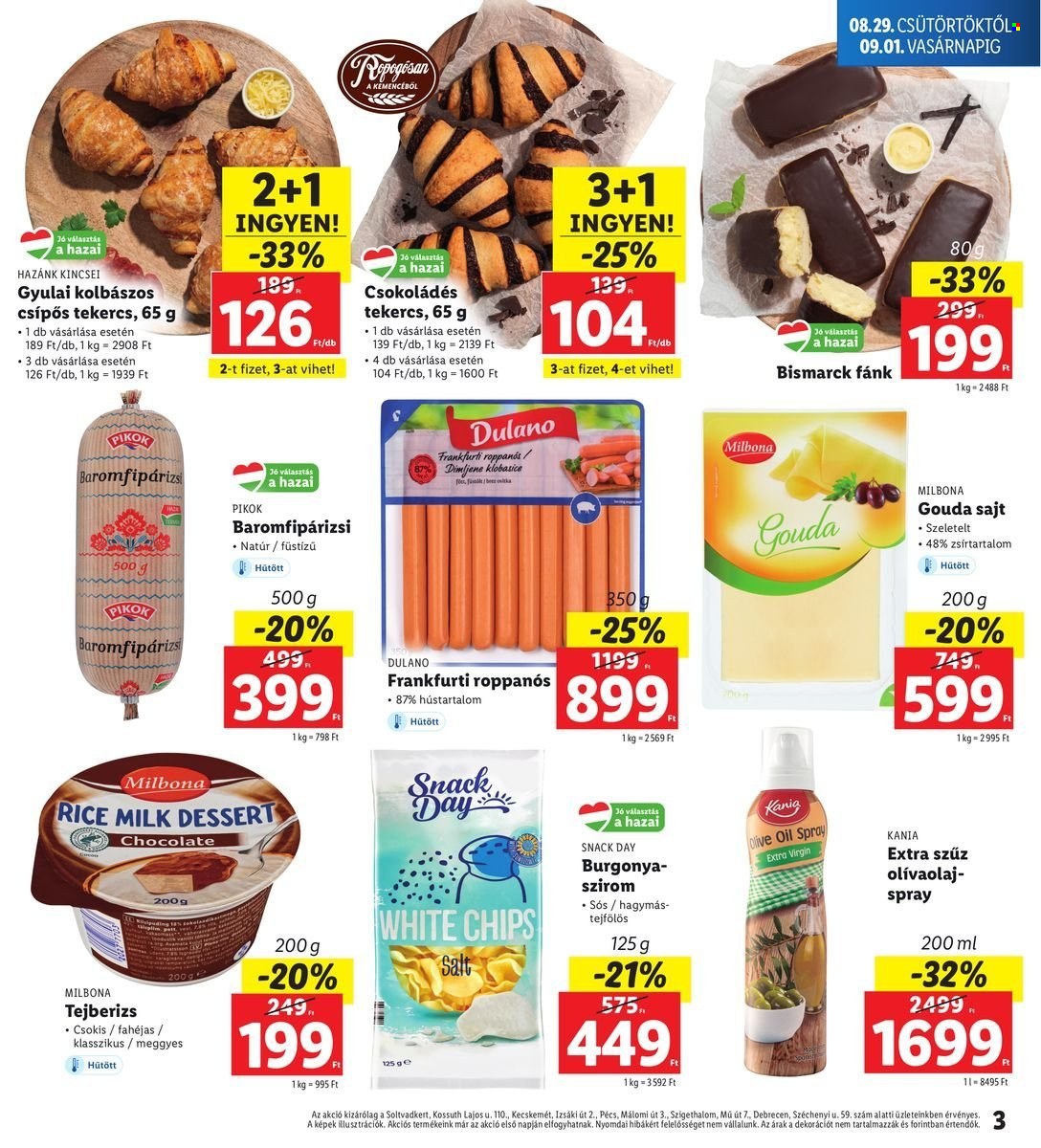 Lidl akciós újságok - 2024.08.29 - 2024.09.01. Oldal 3