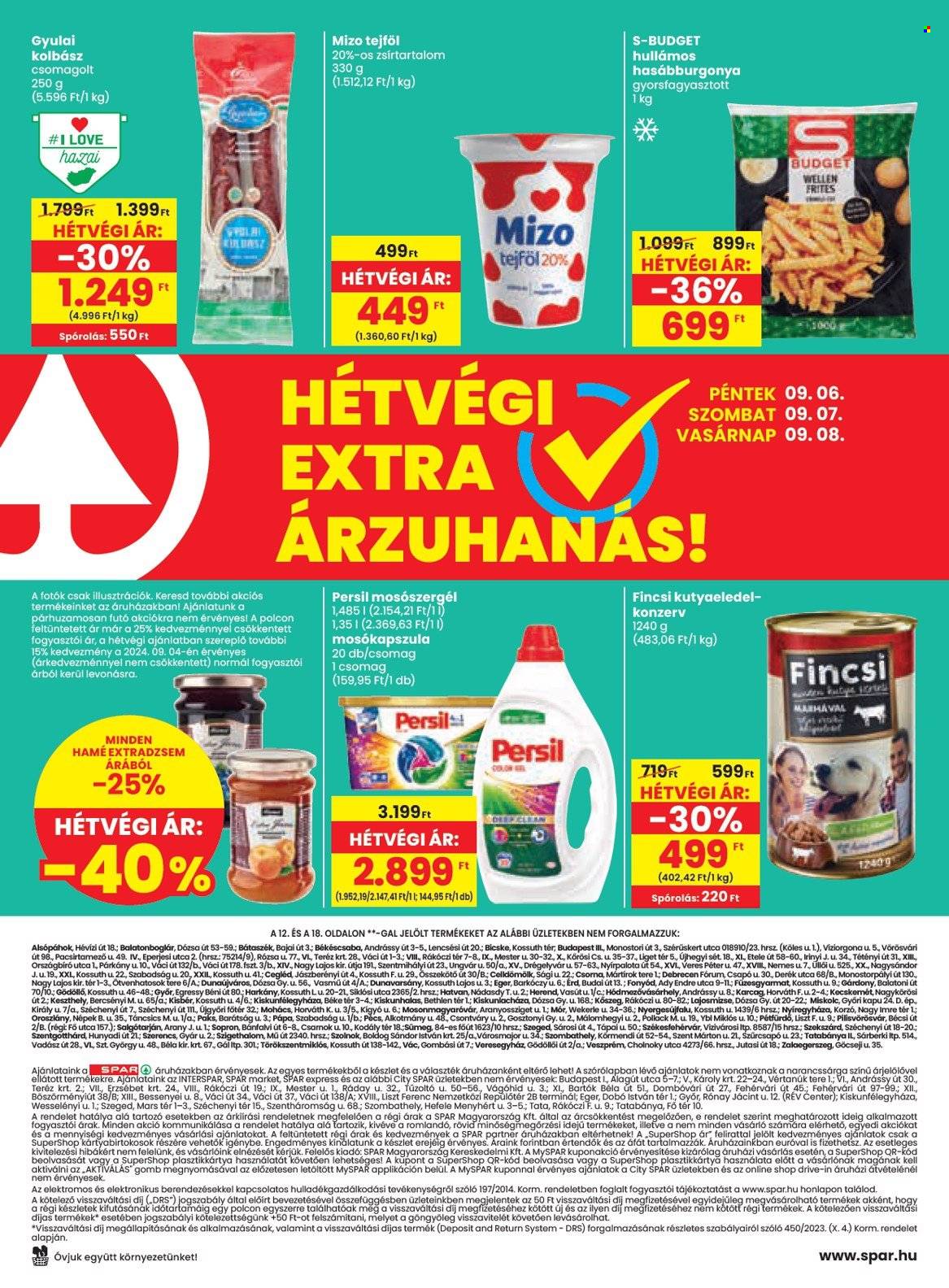 SPAR akciós újságok - 2024.09.05 - 2024.09.11. Oldal 20