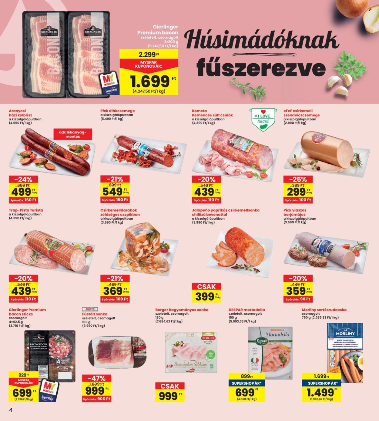 INTERSPAR akciós újságok - 2024.09.05 - 2024.09.11. Oldal 4