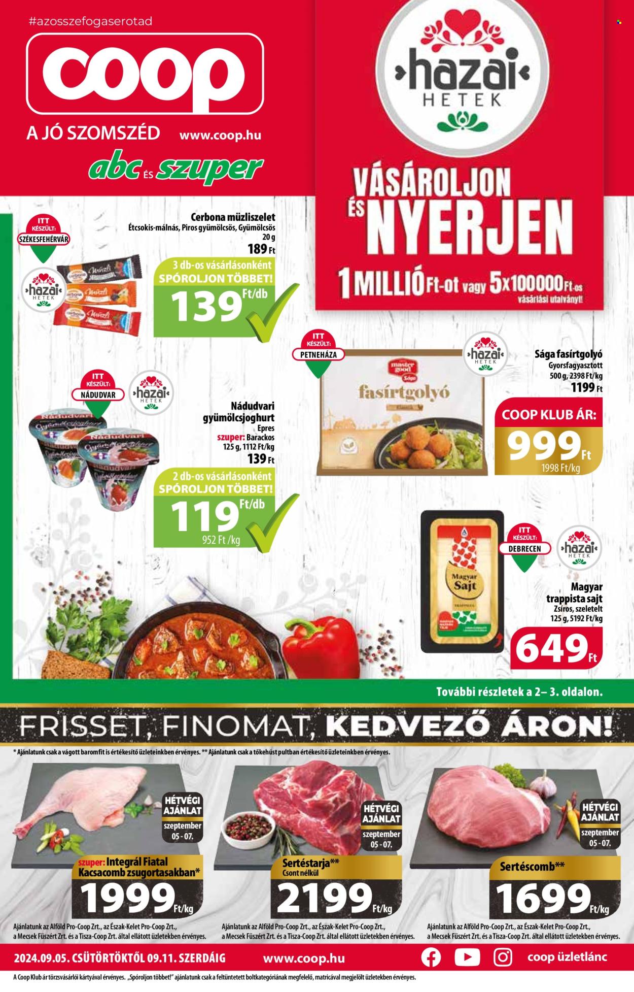 Coop akciós újságok - 2024.09.05 - 2024.09.11. Oldal 1