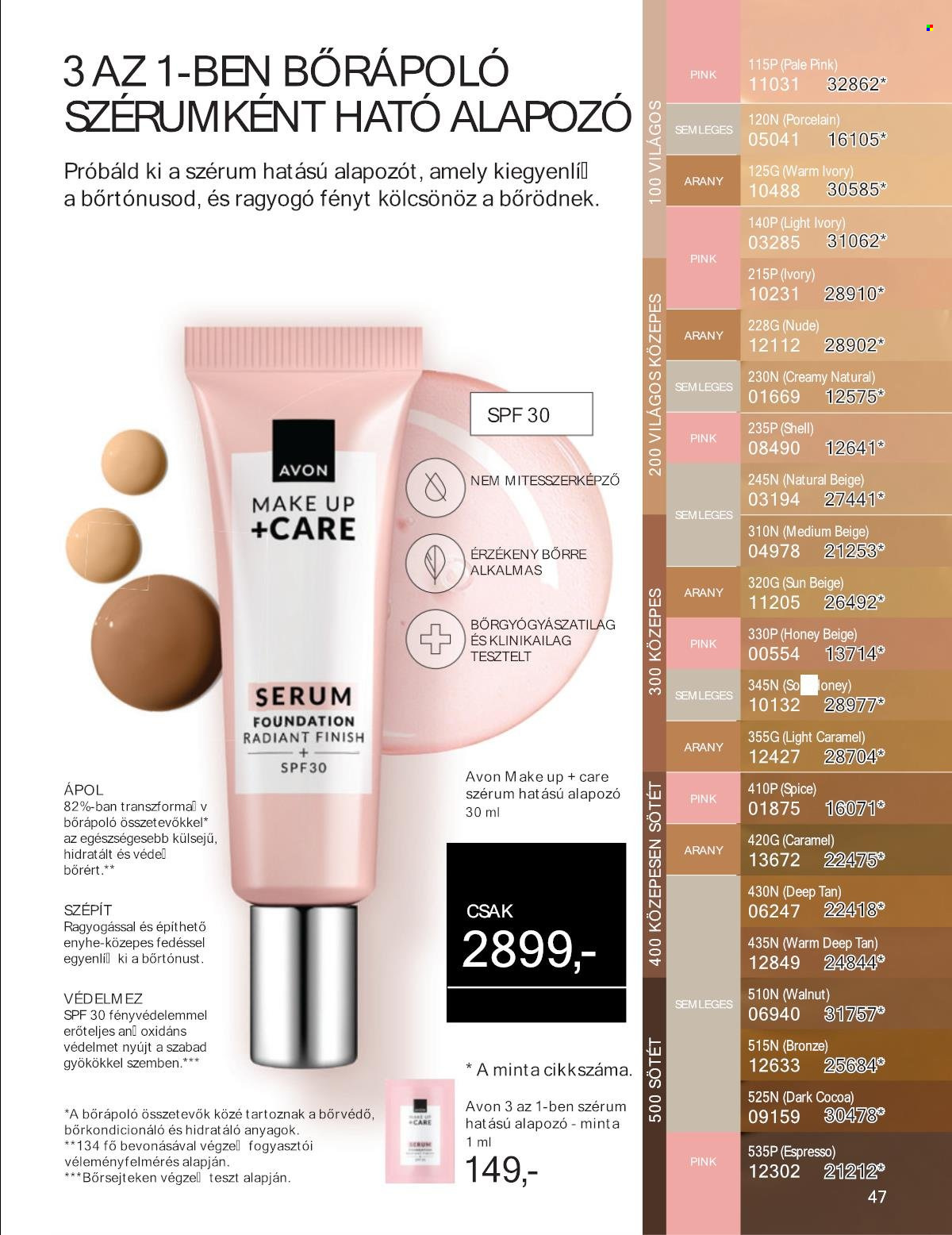 Avon akciós újságok - 2024.09.01 - 2024.09.30. Oldal 47