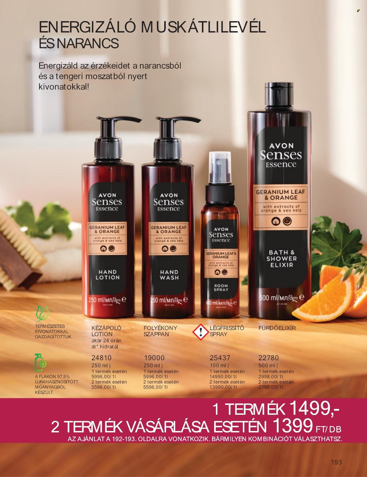 Avon akciós újságok - 2024.09.01 - 2024.09.30. Oldal 193