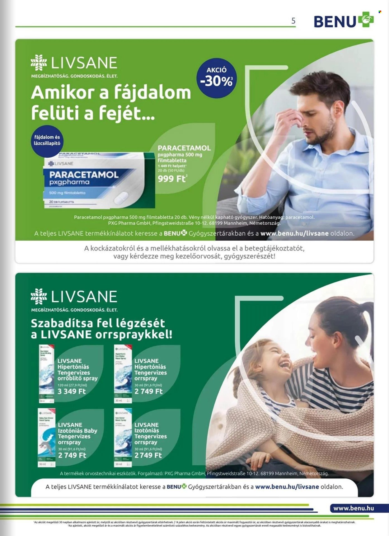 BENU Gyógyszertár akciós újságok - 2024.09.01 - 2024.09.30. Oldal 4