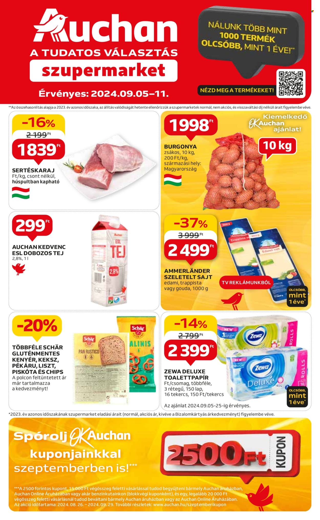 Auchan akciós újságok - 2024.09.05 - 2024.09.11. Oldal 1