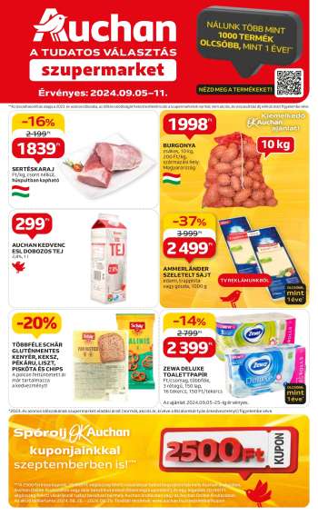 Újság Auchan - 2024.09.05 - 2024.09.11.