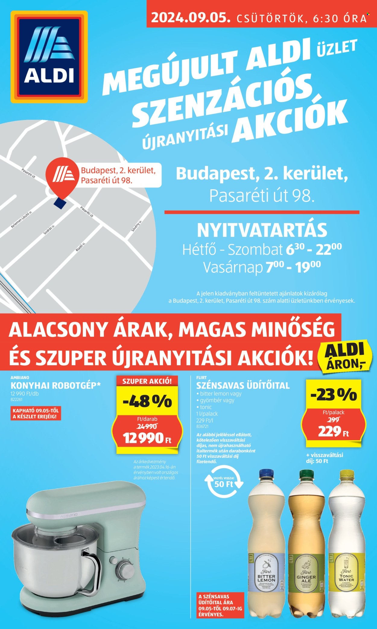 Aldi akciós újságok - 2024.09.05 - 2024.09.07. Oldal 1
