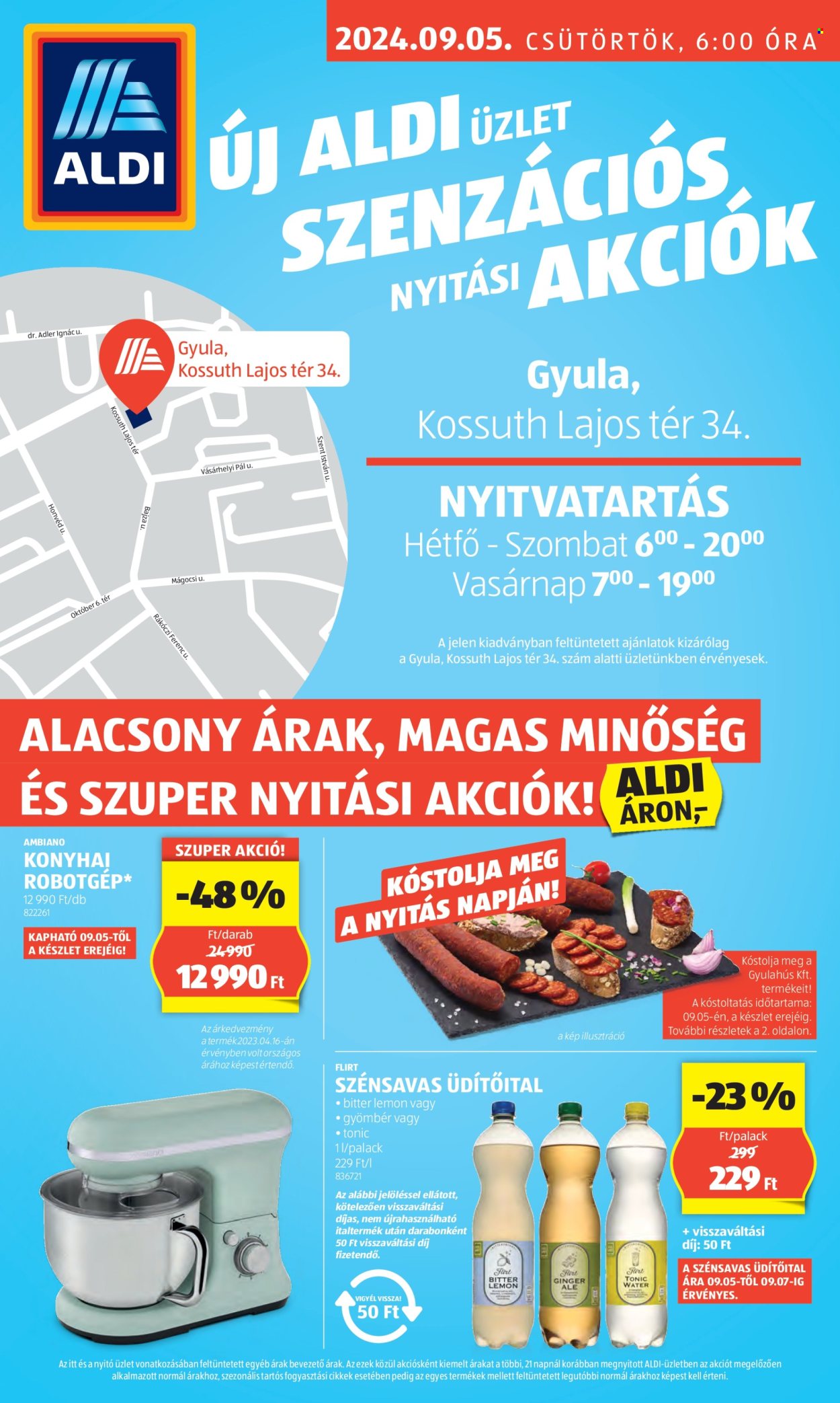 Aldi akciós újságok - 2024.09.05 - 2024.09.07. Oldal 1