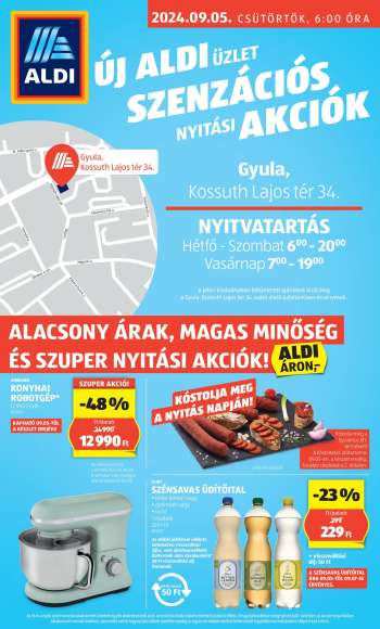 Újság Aldi - 2024.09.05 - 2024.09.07.
