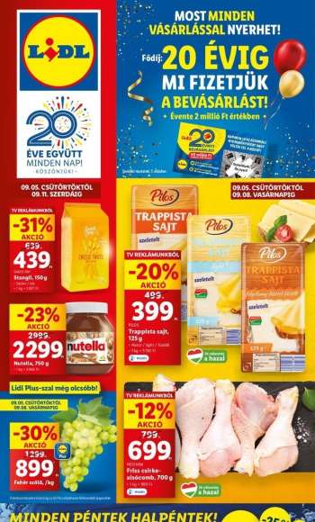 Újság Lidl - 2024.09.05 - 2024.09.11.