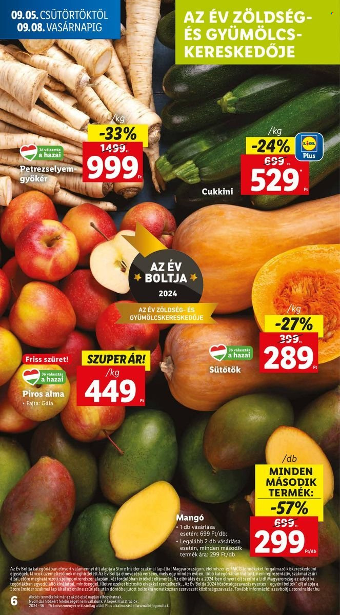 Lidl akciós újságok - 2024.09.05 - 2024.09.11. Oldal 6
