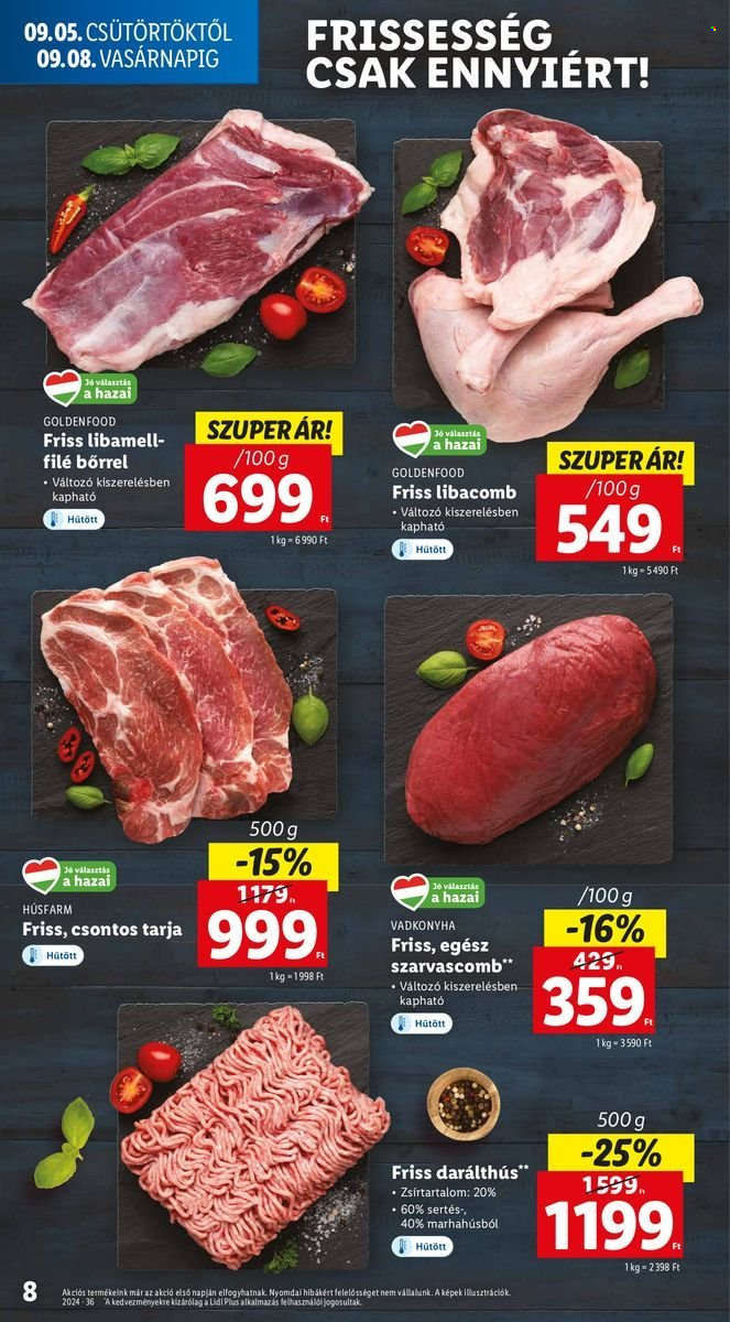 Lidl akciós újságok - 2024.09.05 - 2024.09.11. Oldal 8