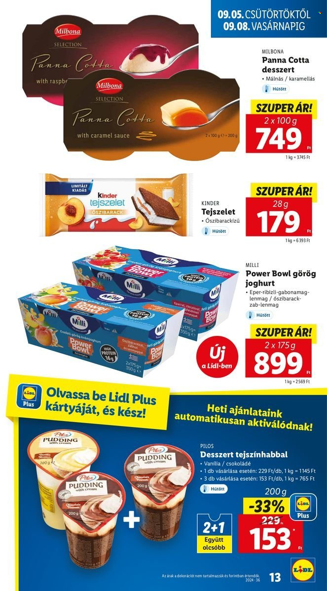 Lidl akciós újságok - 2024.09.05 - 2024.09.11. Oldal 13