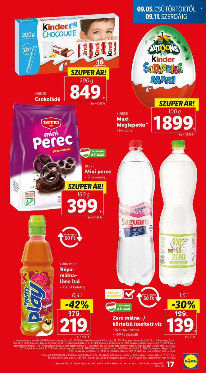 Lidl akciós újságok - 2024.09.05 - 2024.09.11. Oldal 17