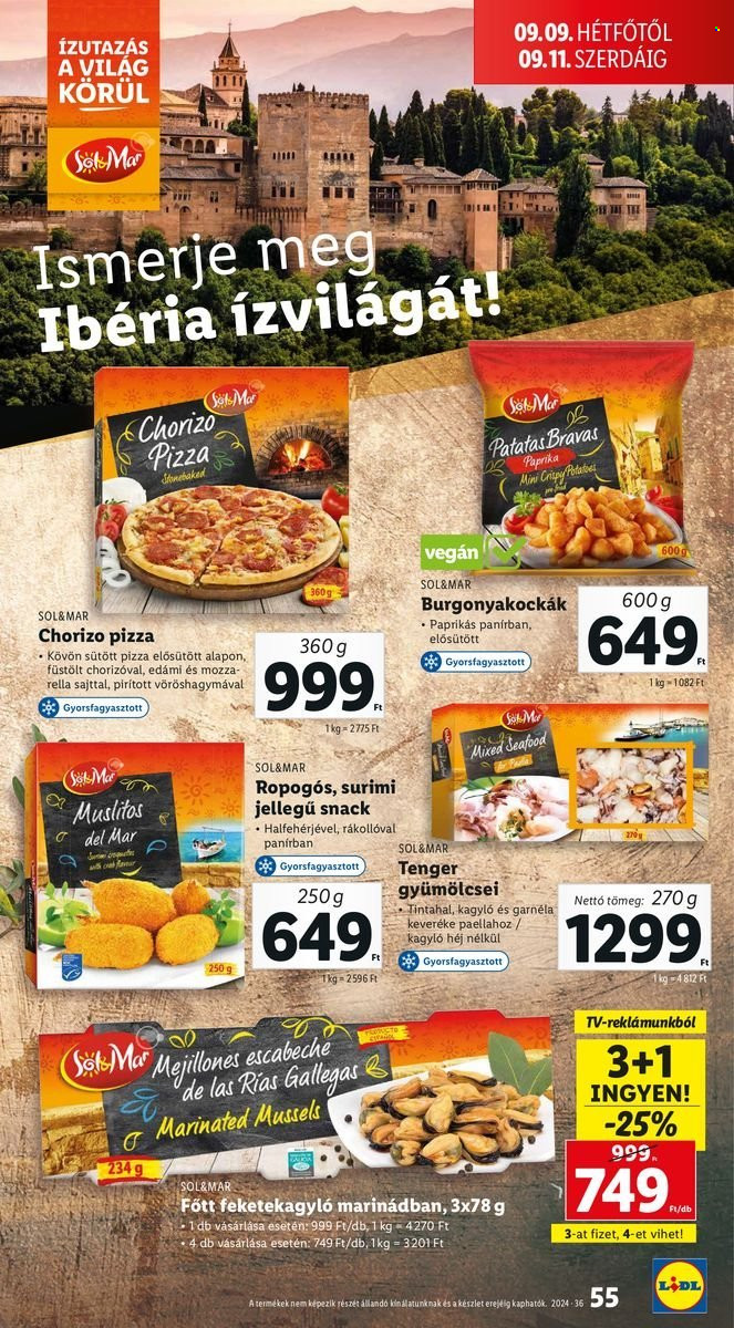 Lidl akciós újságok - 2024.09.05 - 2024.09.11. Oldal 55