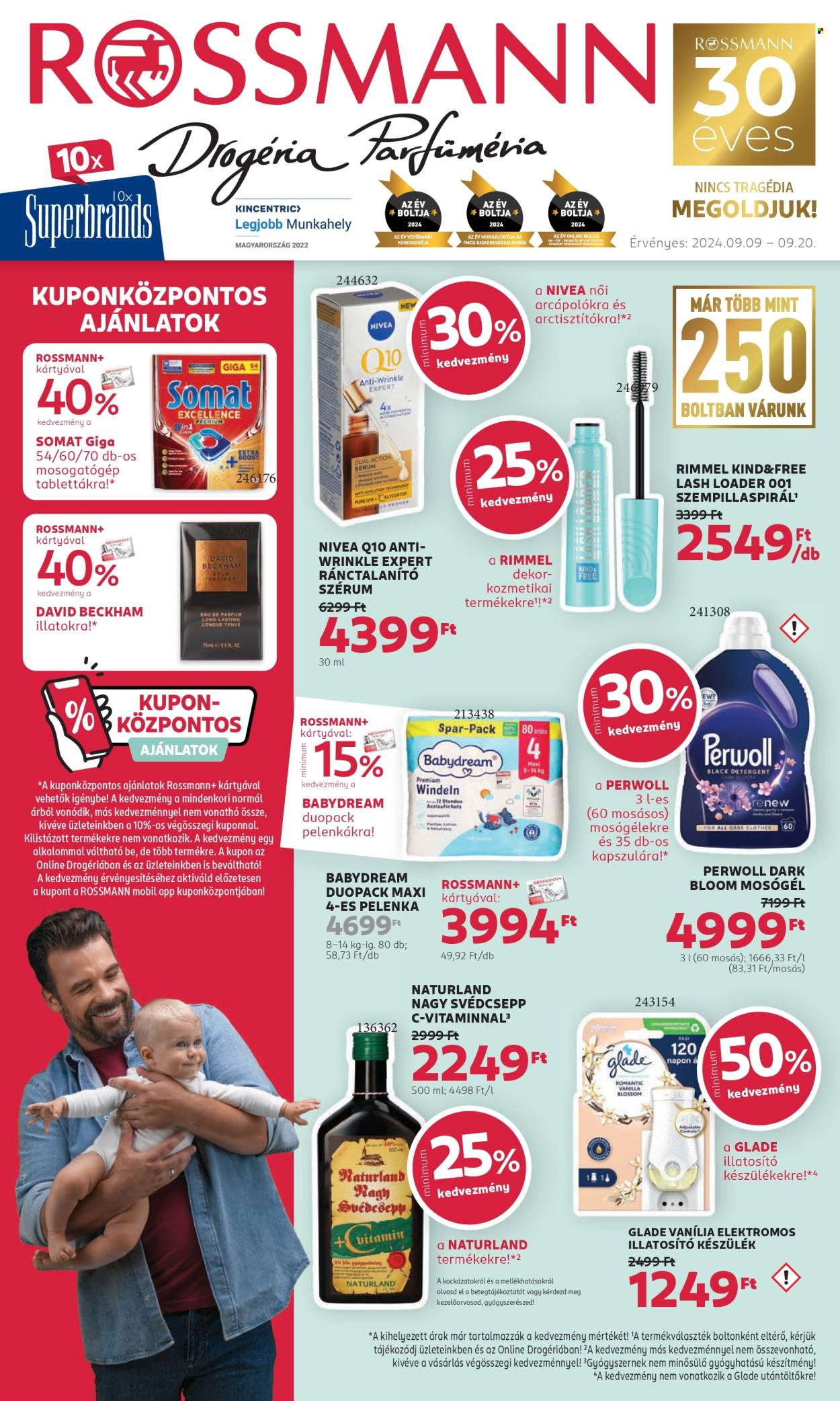 Rossmann akciós újságok - 2024.09.09 - 2024.09.20. Oldal 1
