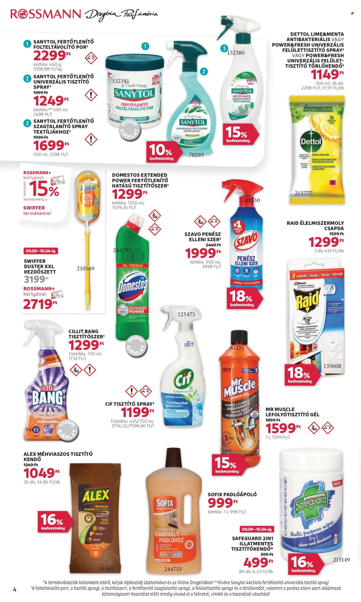 Rossmann akciós újságok - 2024.09.09 - 2024.09.20. Oldal 4