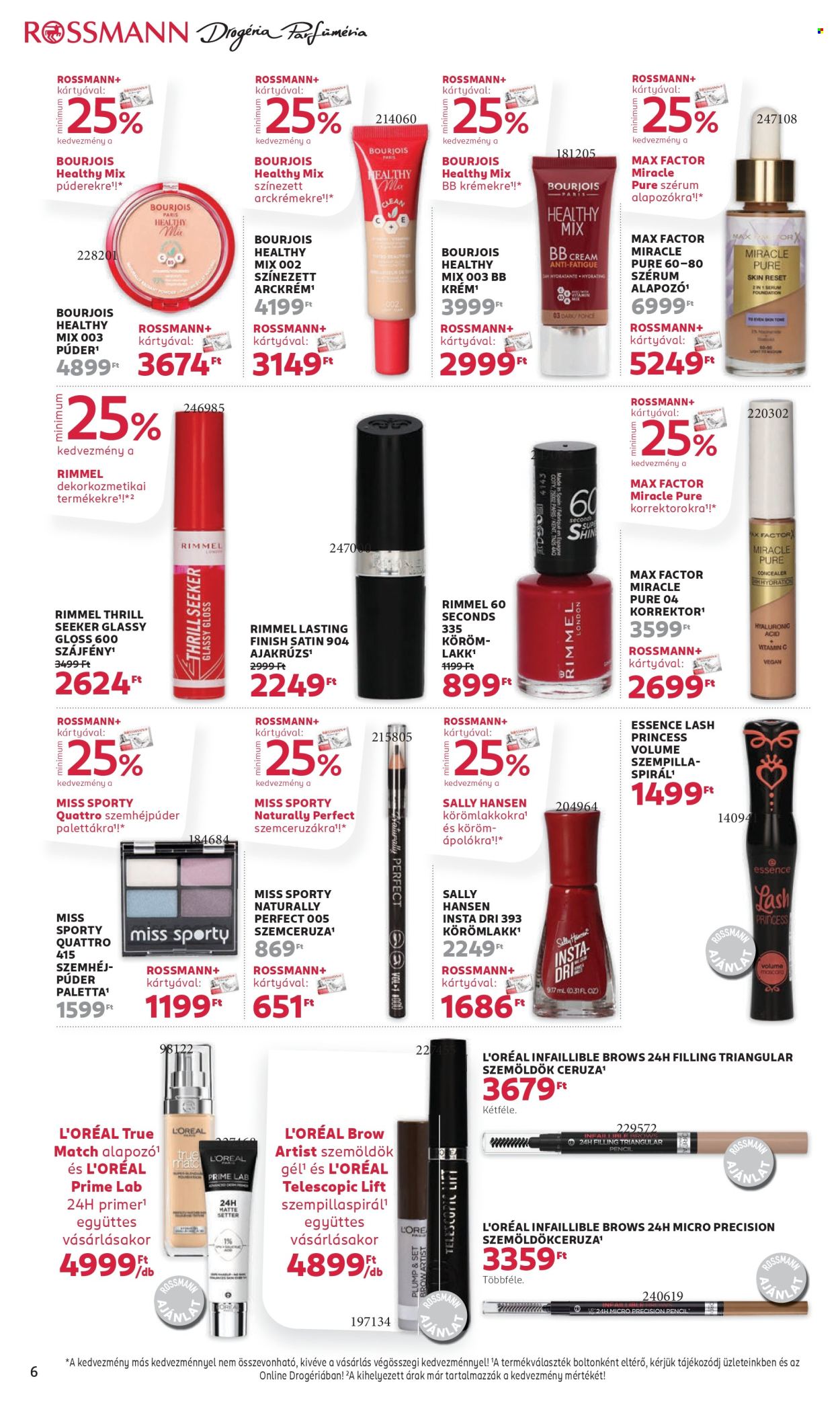 Rossmann akciós újságok - 2024.09.09 - 2024.09.20. Oldal 6
