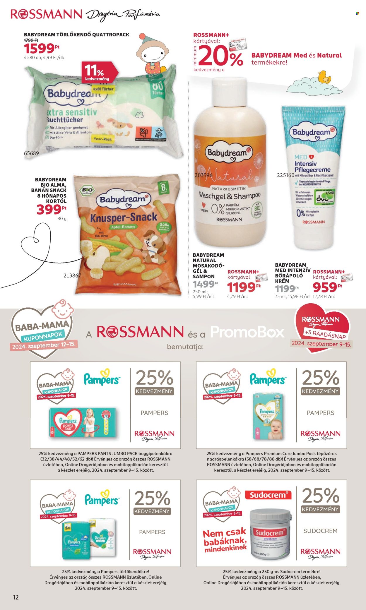 Rossmann akciós újságok - 2024.09.09 - 2024.09.20. Oldal 12