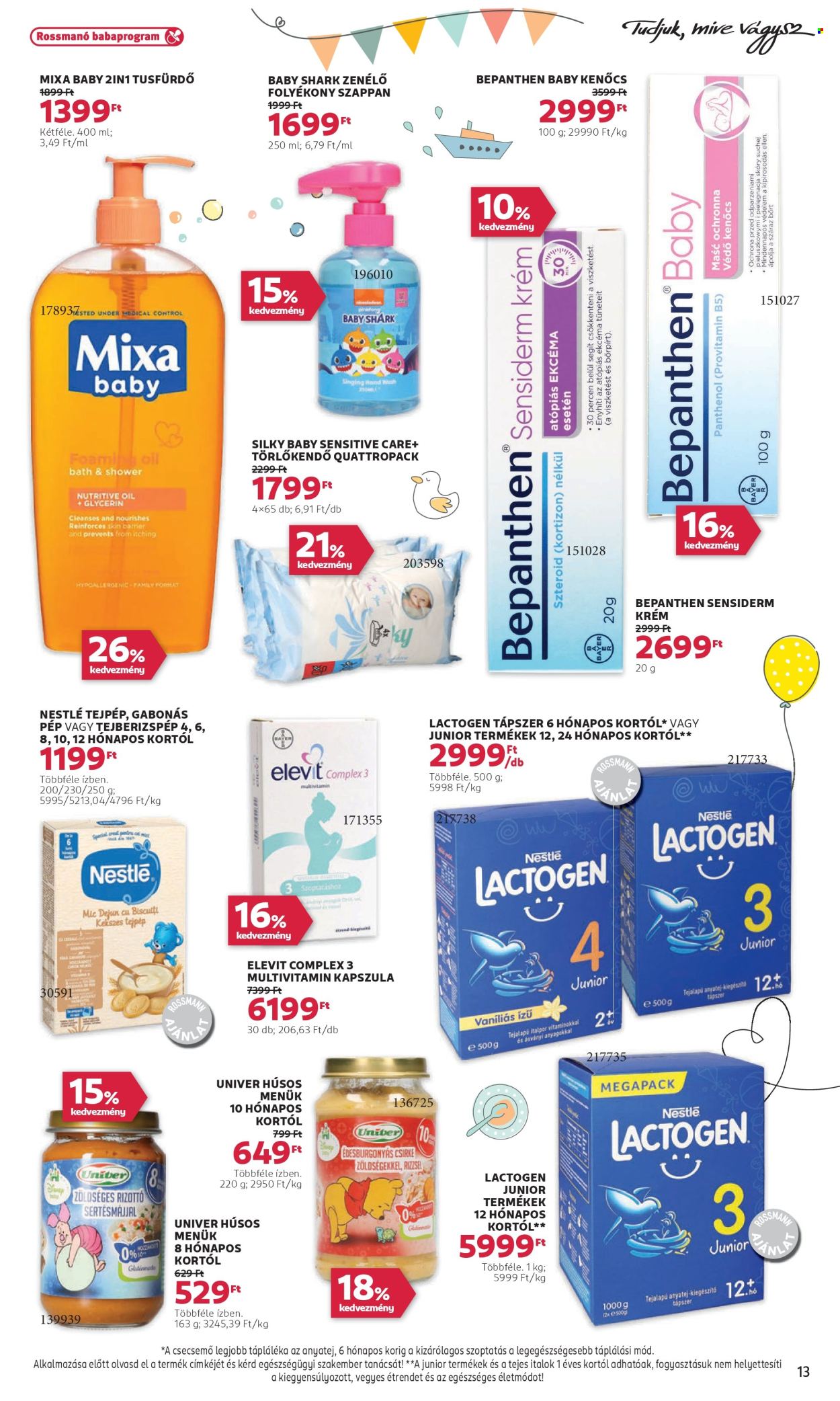 Rossmann akciós újságok - 2024.09.09 - 2024.09.20. Oldal 13