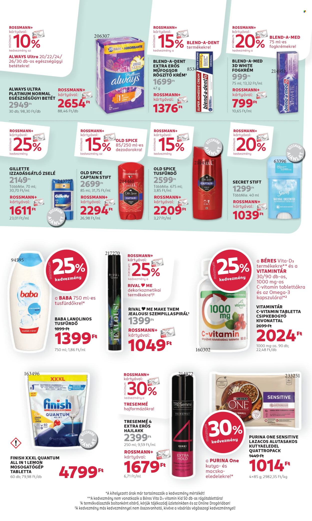 Rossmann akciós újságok - 2024.09.09 - 2024.09.20. Oldal 22