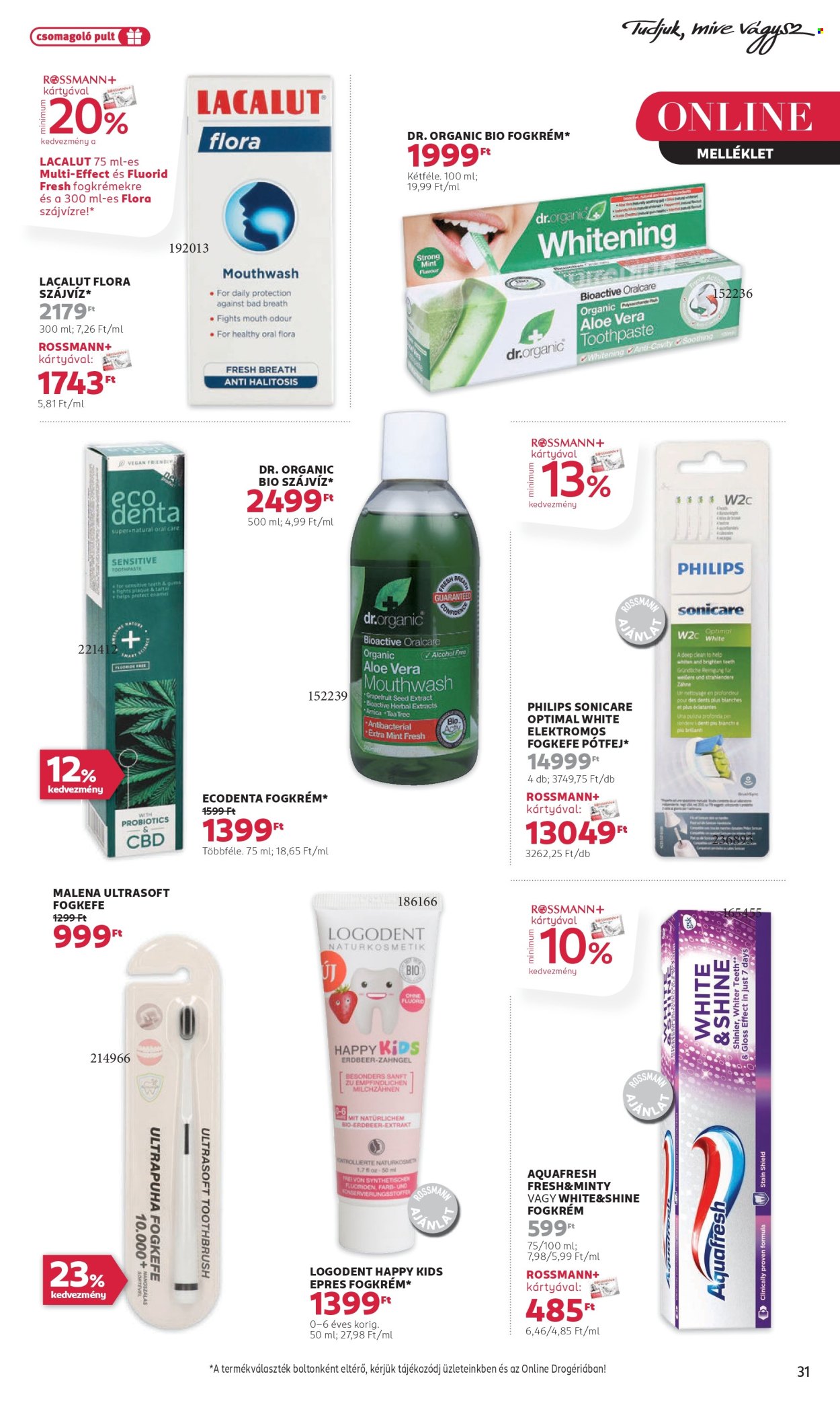 Rossmann akciós újságok - 2024.09.09 - 2024.09.20. Oldal 33